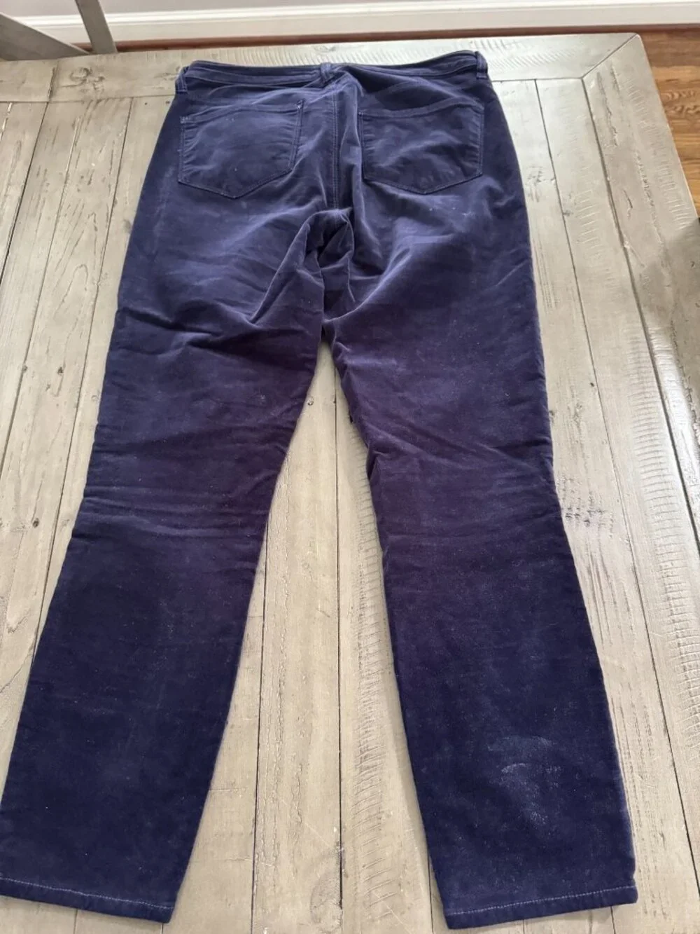 L'AGENCE Margot Skinny High Rise Jeans Stargazer Velvet Navy Size 27